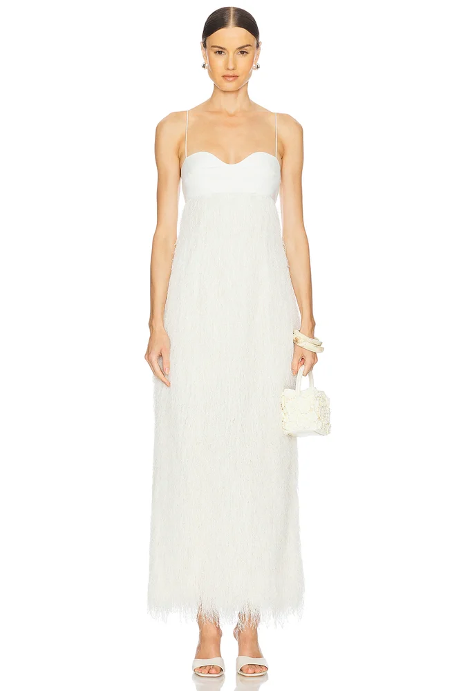 Selene Fringe Longline Dress