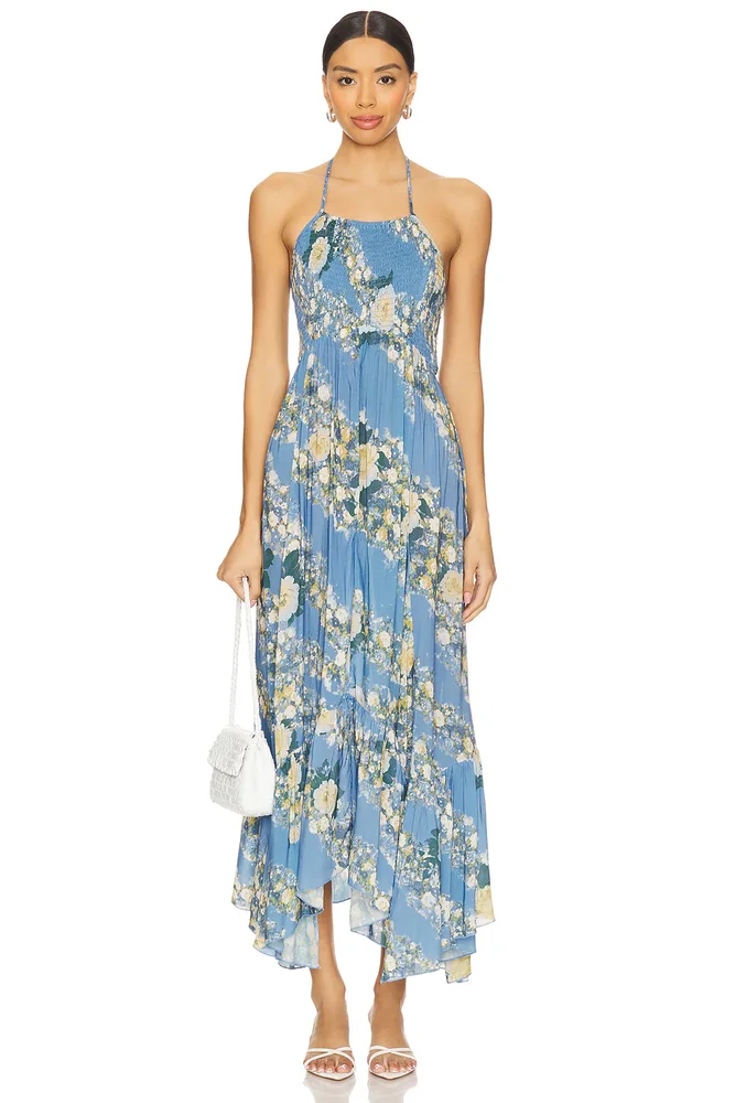 Heat Wave Printed Maxi Dress