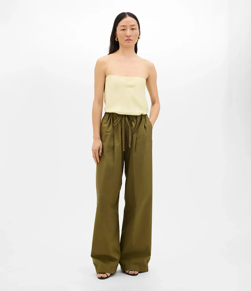 Poplin Drawcord Pant