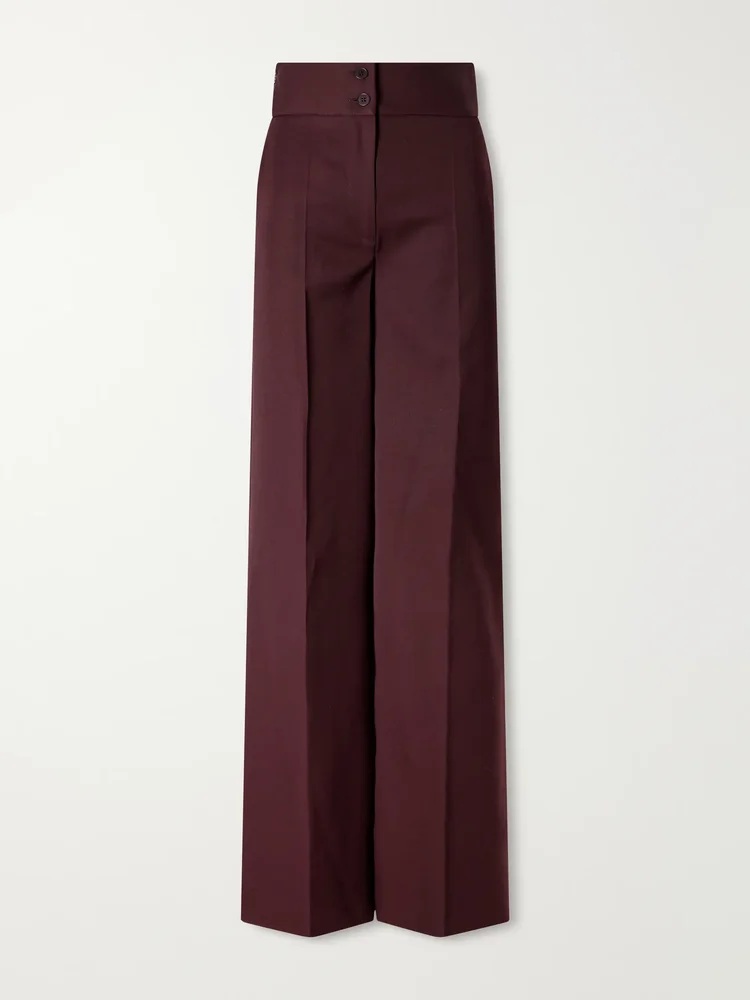 Rudy wool straight-leg pants