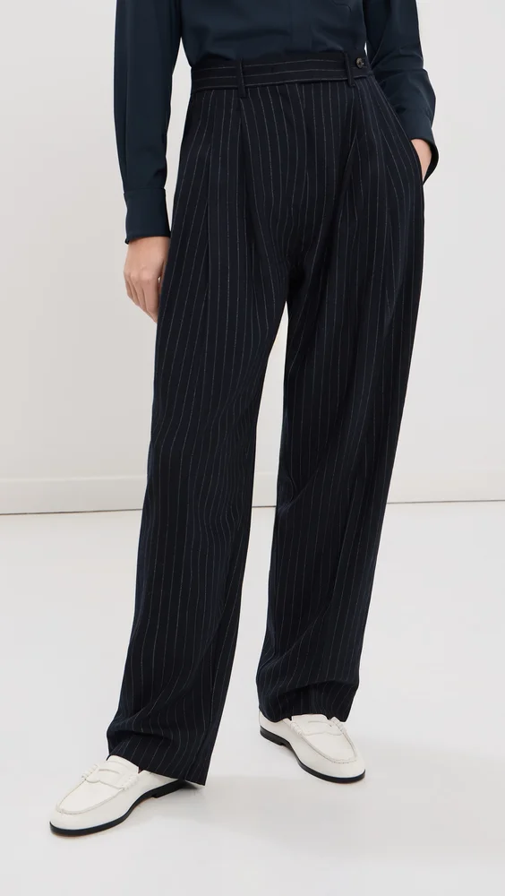 Pleated Pants