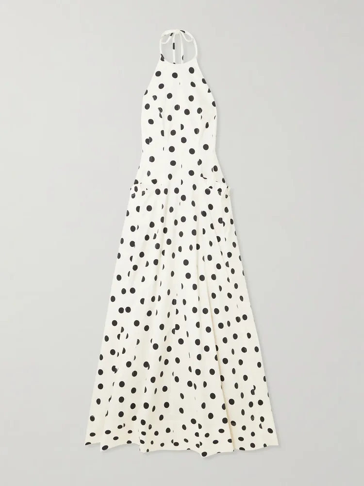Barbados Breeze Halter Maxi Dress