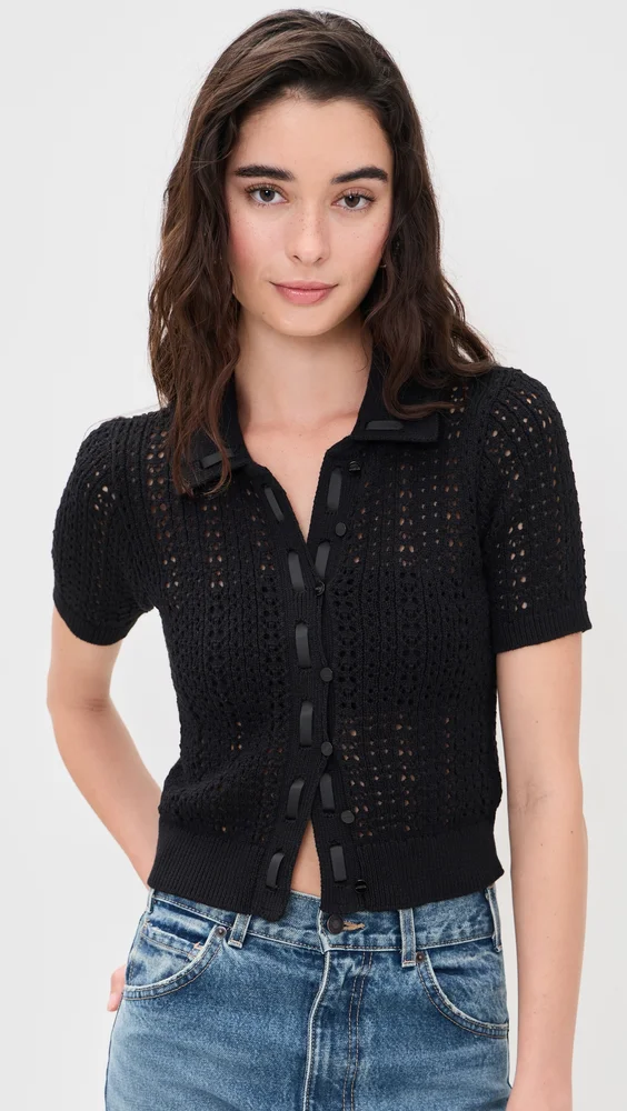 Ninette Pointelle Cardigan