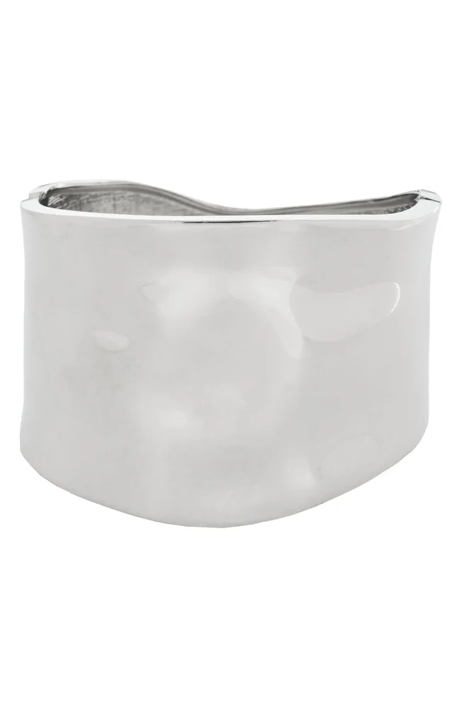 Large Wavy Hinge Cuff Bracelet