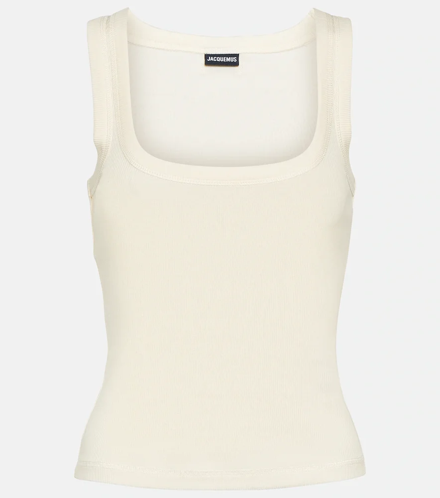 Le Débardeur Gros Grain cotton tank top