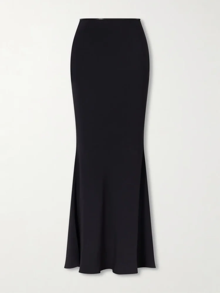 Enverse satin maxi skirt
