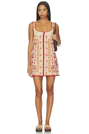 Free People Fleur Mini Shift Dress