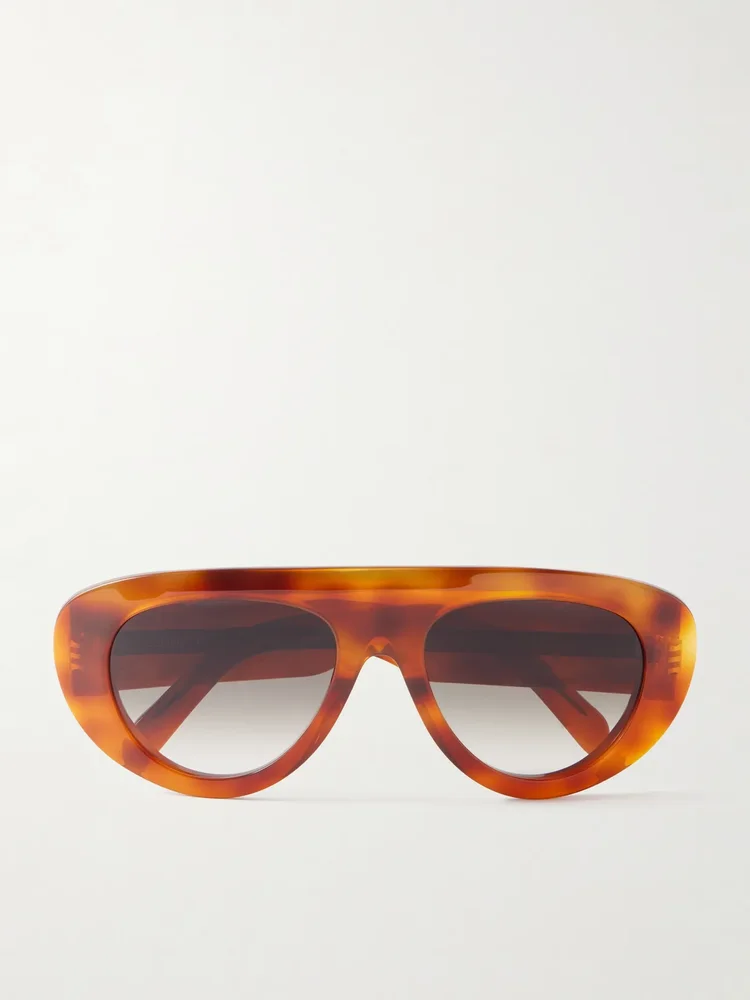 Aviator-style metal sunglasses