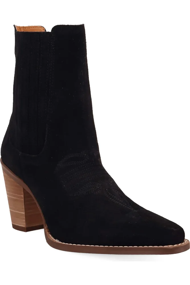 Paloma Leather Western Bootie