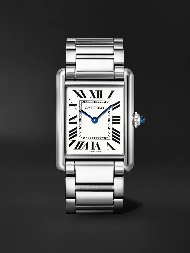 Tank Must Large Stainless Steel Watch