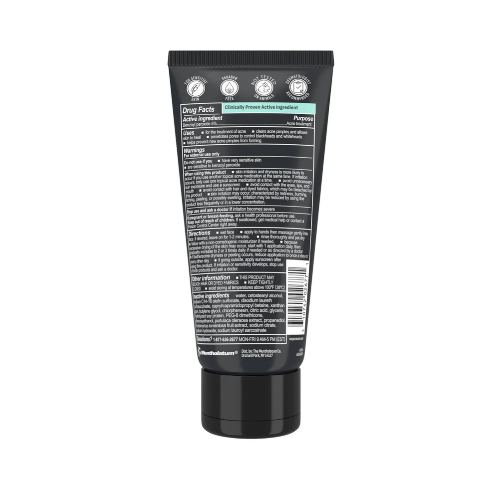 Sensitive Skin 5% Benzoyl Peroxide Acne Face Wash