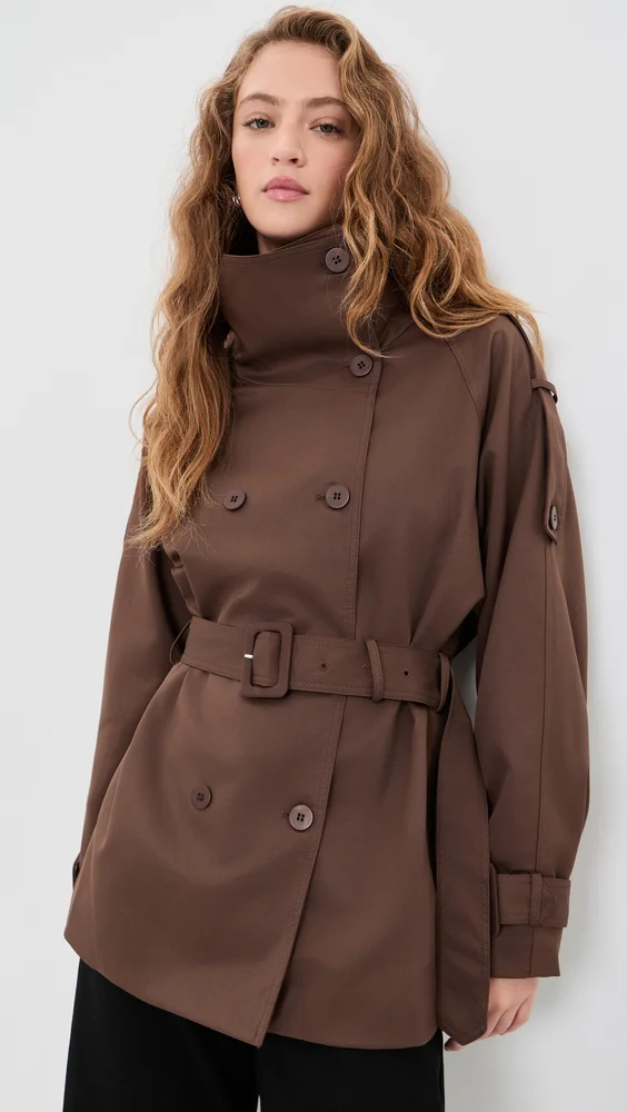 Blanc Trench Coat