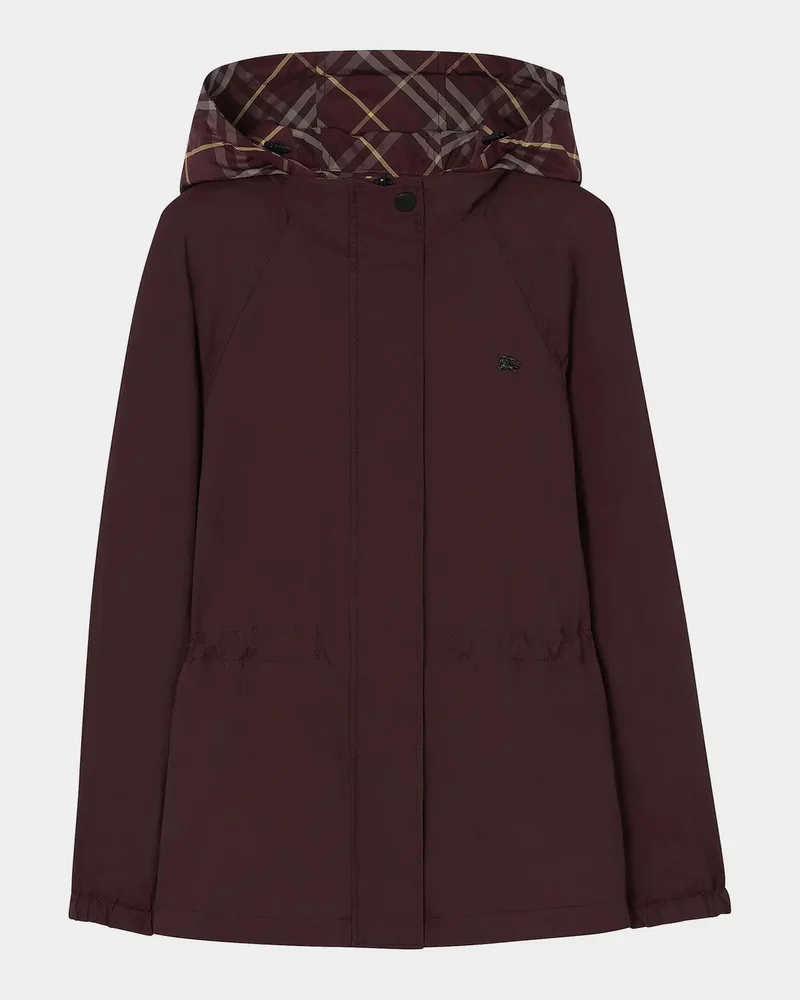 Shifford Reversible Check Hooded Jacket