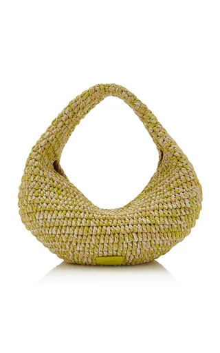 Olivia Medium Raffia Hobo Bag