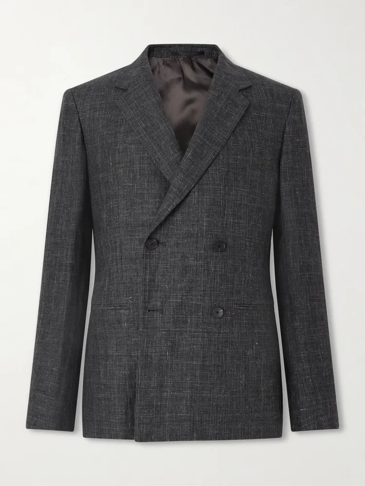 Delave Linen Check Jacket