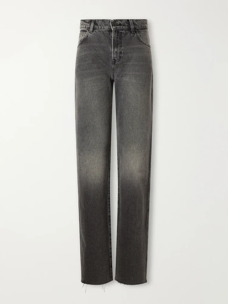 Weekender mid-rise straight-leg jeans