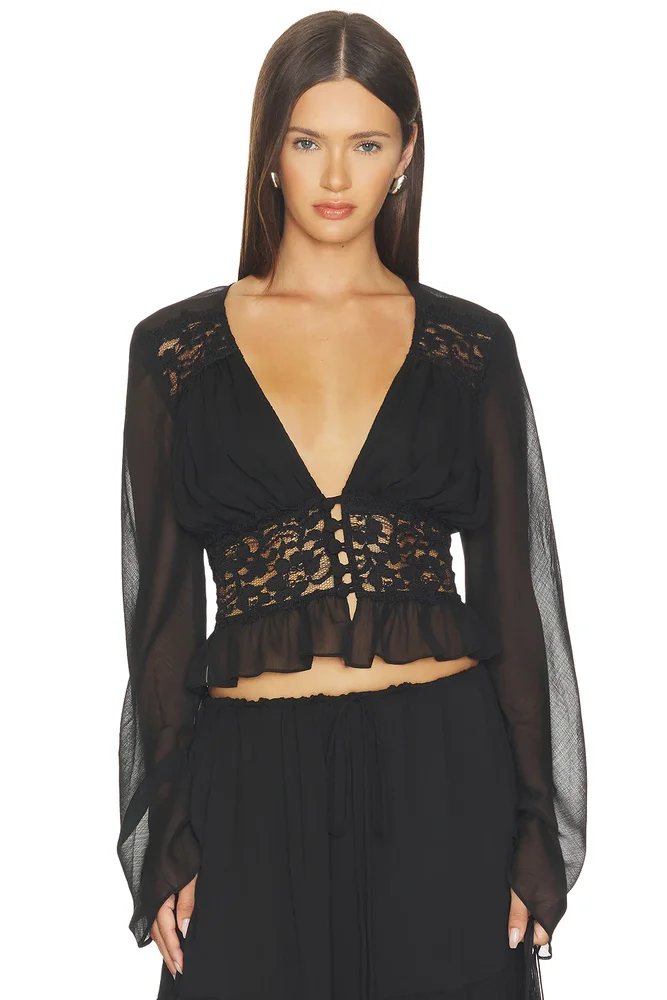 Alessandra Top in Black