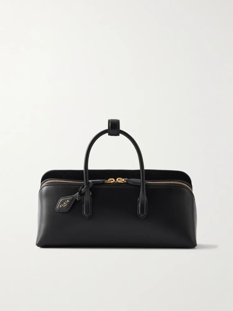 Delta small leather shoulder bag