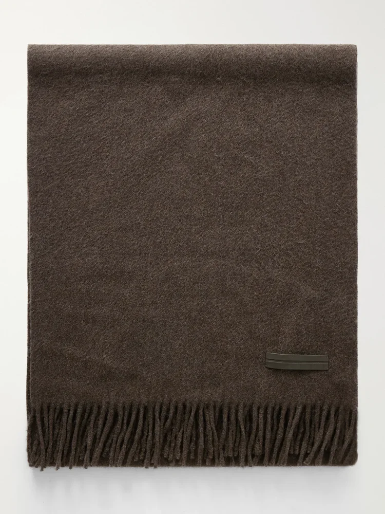 Oasi Fringed Cashmere Scarf