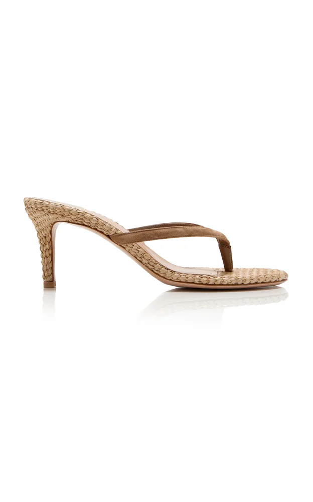 Calypso Suede Thong Sandals