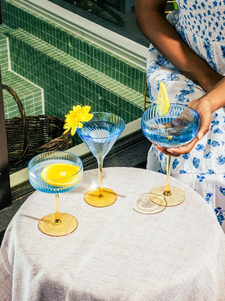 Marina Coupe Cocktail Glasses, Set of 3