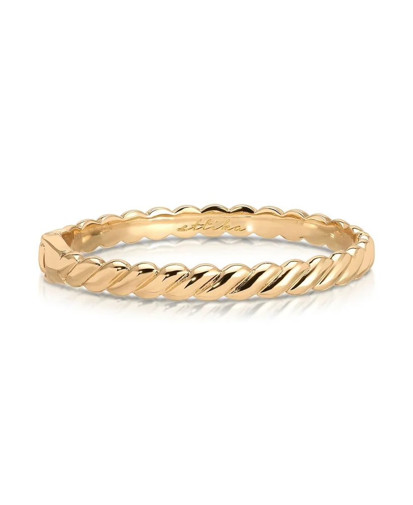 Twisted Stacking Slim Bangle