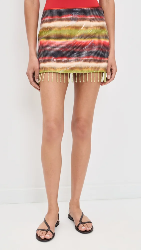 Martini Sequin Miniskirt