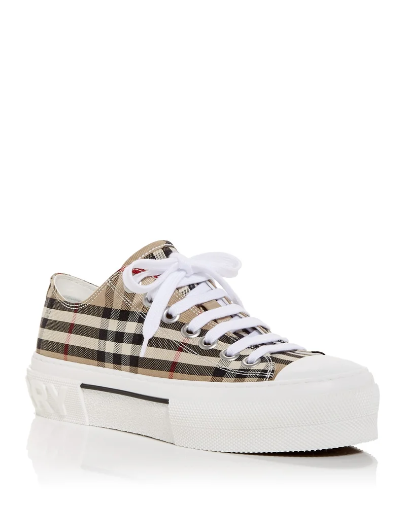 Women's Jack Vintage Check Platform Low Top Sneakers