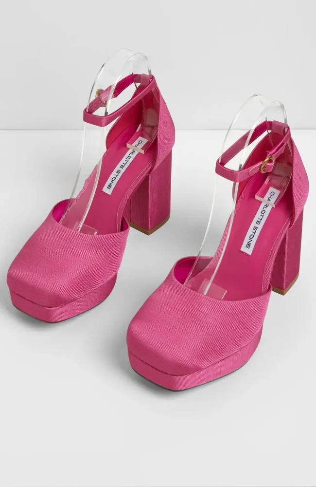 Libby Ankle Strap Platform Pump