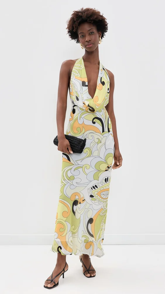 Lexie Plunge Maxi Dress