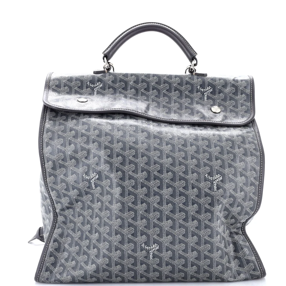 Pre-Owned Saint Leger Briefcase Backpack Gray