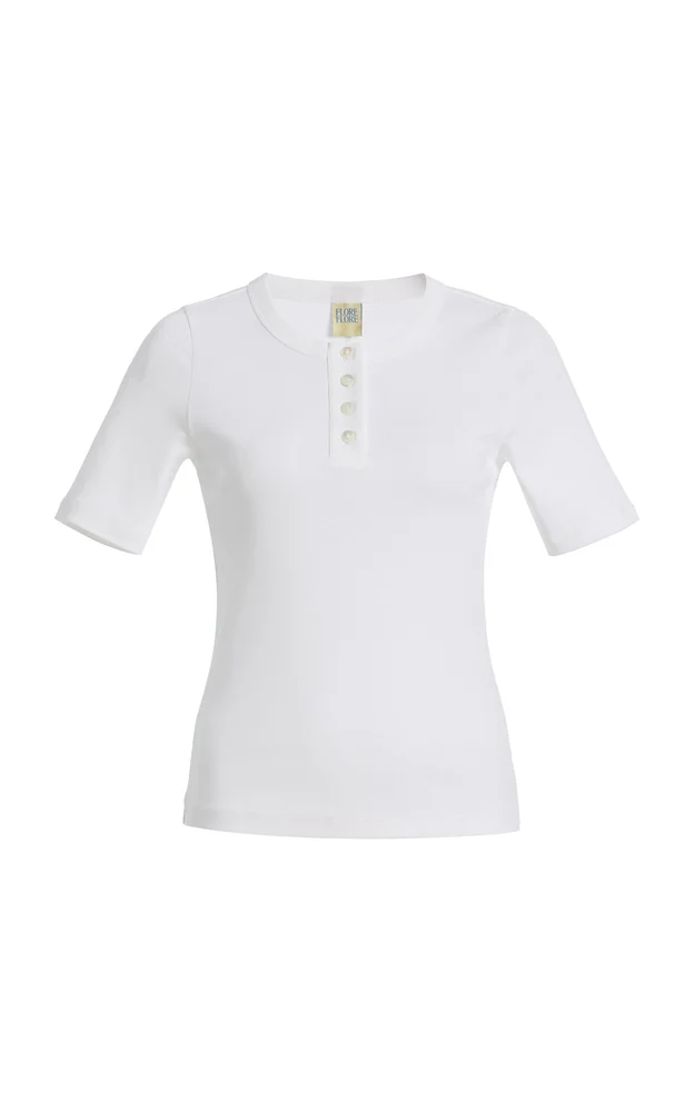 Jess Cotton Henley T-Shirt