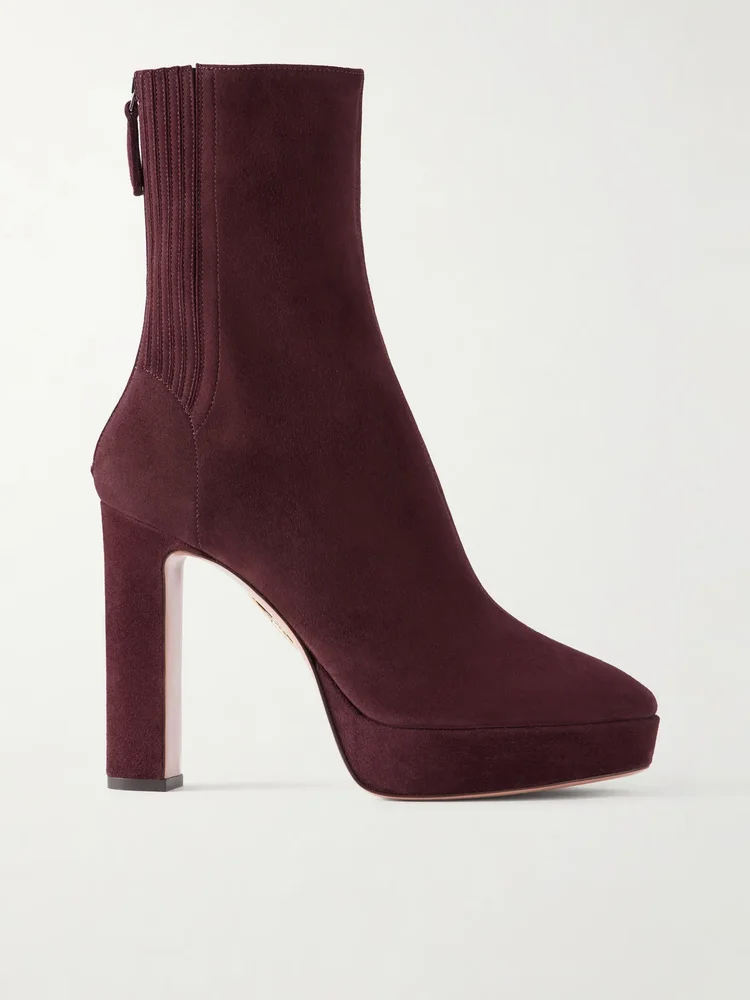 Martine 110 suede ankle boots