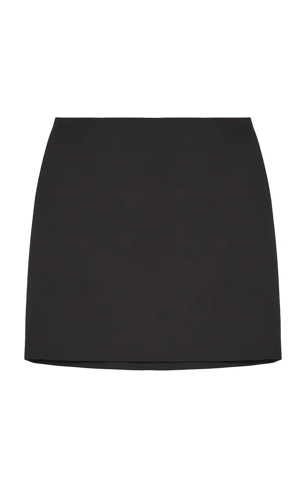 Wool Mini Skirt