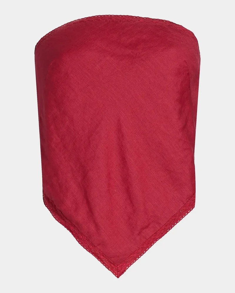 Gael Strapless Linen Camisole