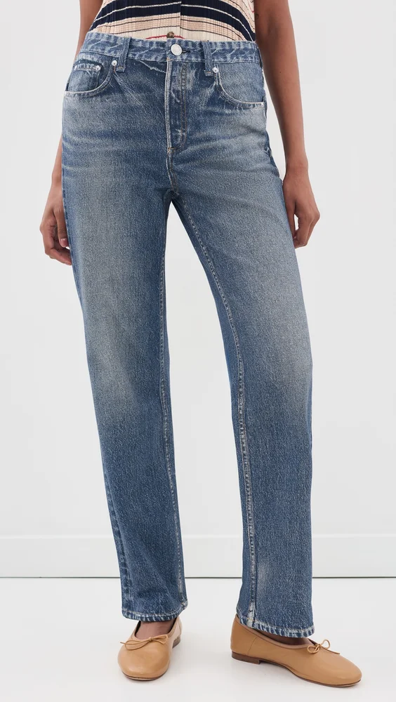 Rb Miramar Terry Shea Ankle Straight Pants