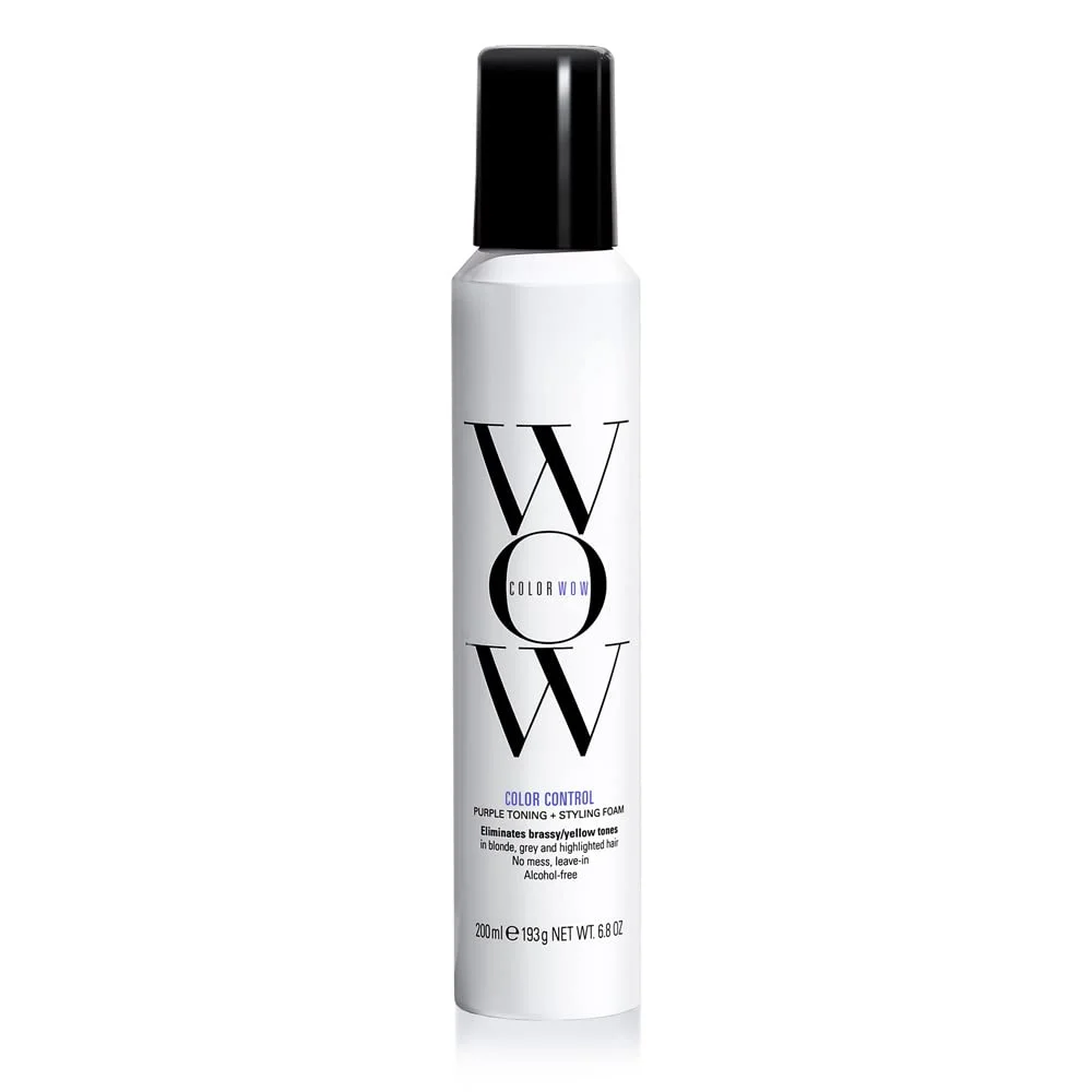 Color Control Foam Purple Toning for Blonde Hair