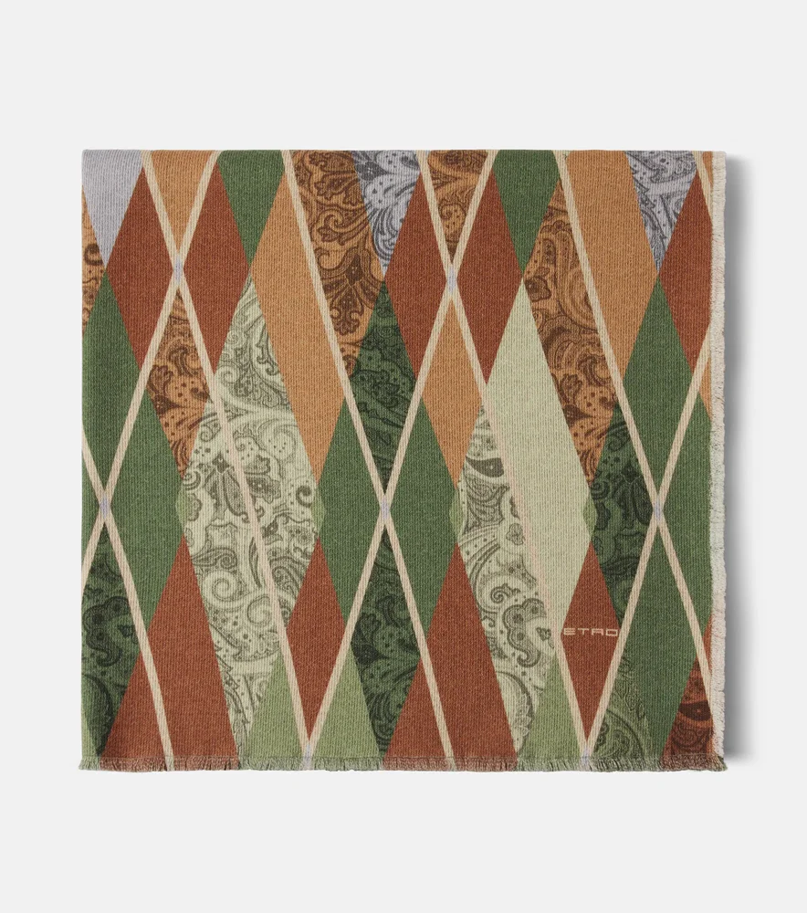 Harlequin Wool Throw