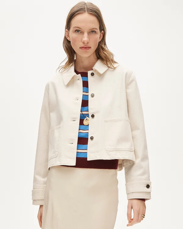 Cropped Barn Jacket™ In Denim For Women