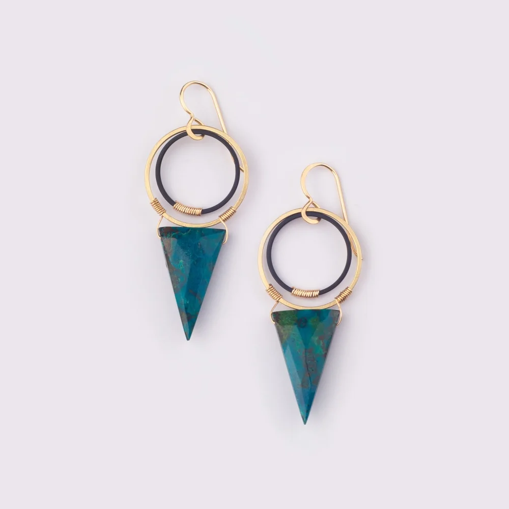 Cairn Chrysocolla Earrings