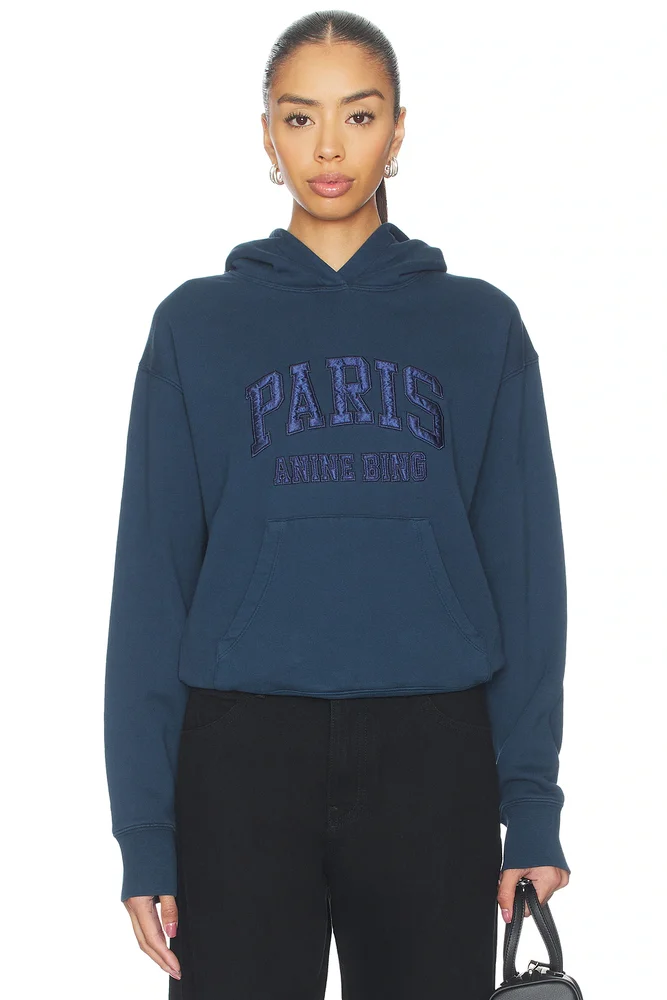 Debbie Shrunken Hoodie Paris
