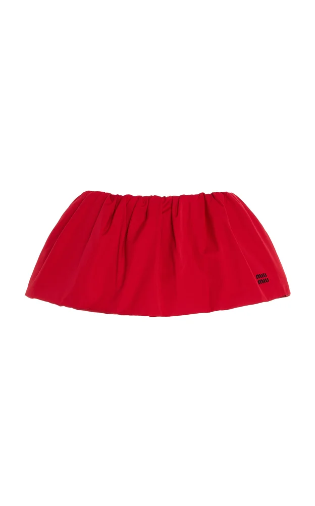 Cotton Mini Skirt