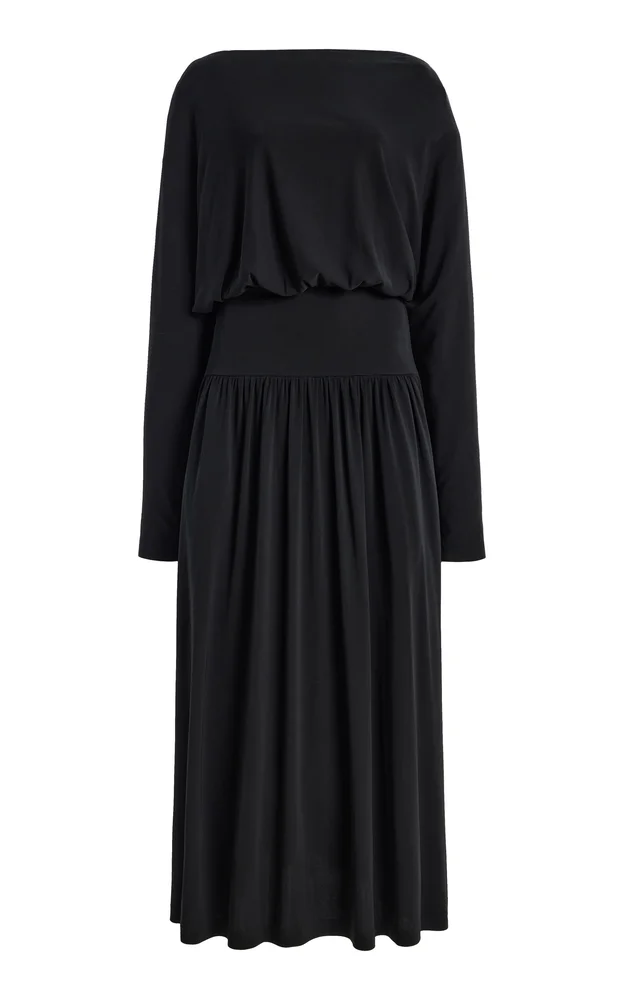 Boatneck Jersey Dress