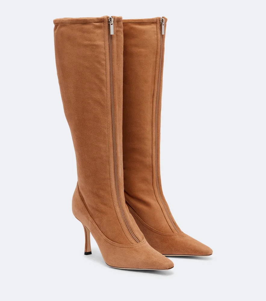 Jozi suede knee-high boots