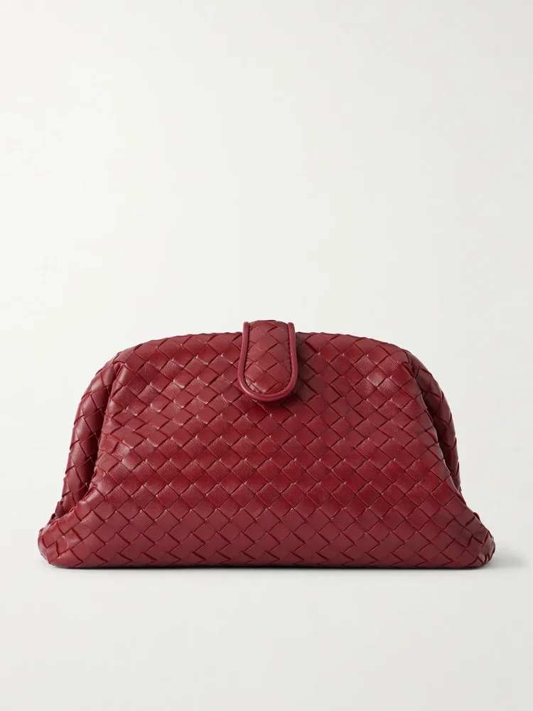 Lauren 1980 Intrecciato leather clutch