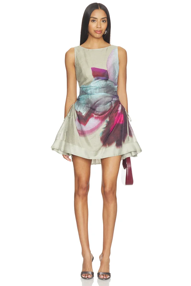 Waverlyn Ruched Mini Dress