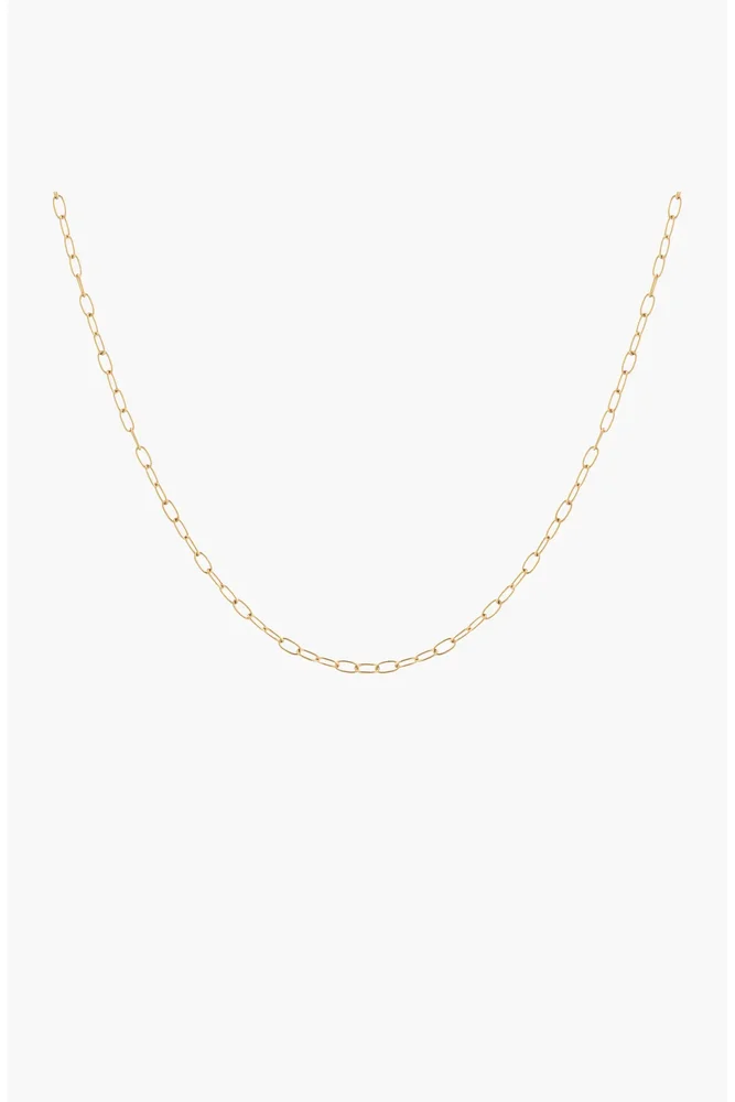 Unbreakable Mini Paperclip Chain Necklace