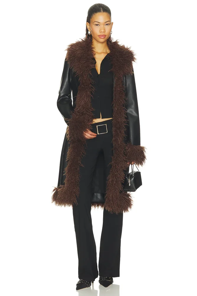 Athena Shaggy Coat