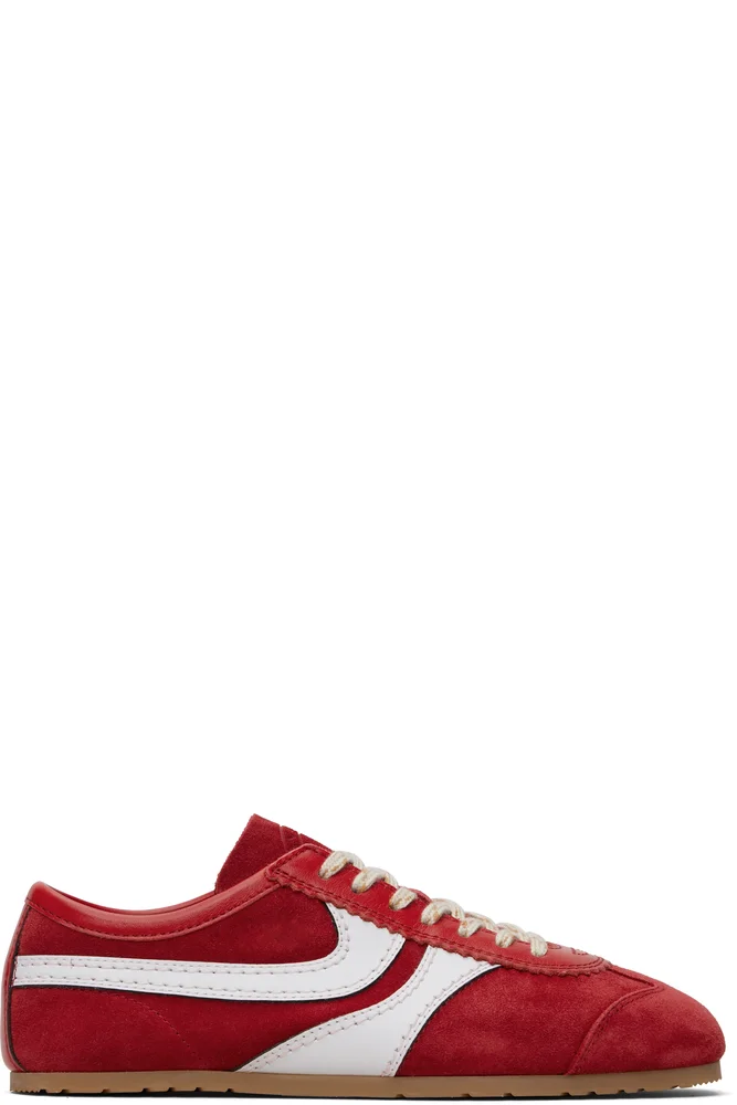 Red Suede Sneakers (Classic)