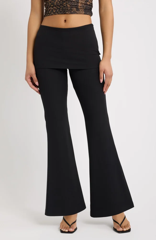 Encanto Foldover Waist Flare Leg Pants